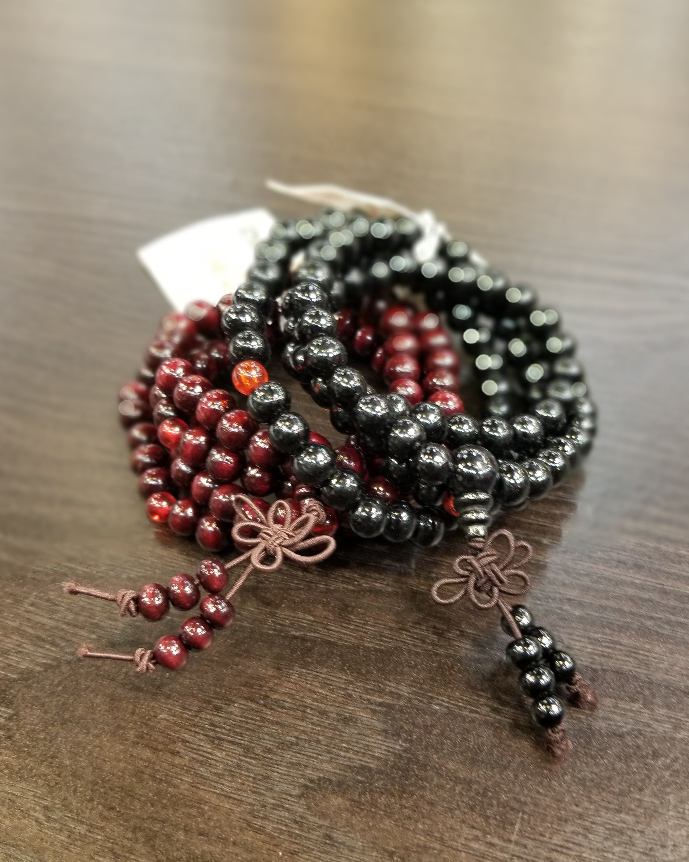 Agarwood 108 Mala Beads Necklace Bracelet – True Earth Jewelry