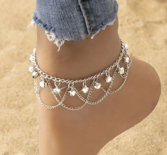 bell chain anklet
