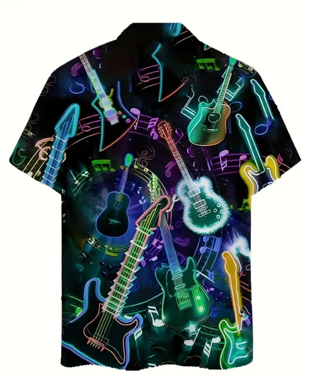 Guitar Button Up Shirt