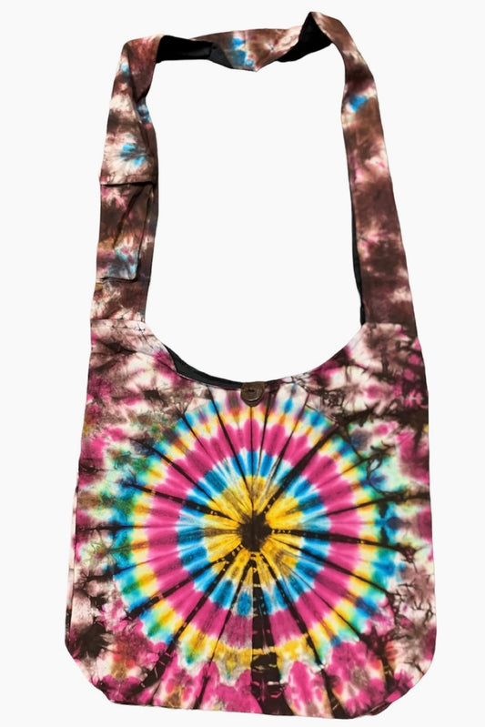 tie dye hobo bag