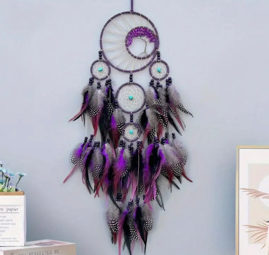 Purple Tree of Life Dream Catcher