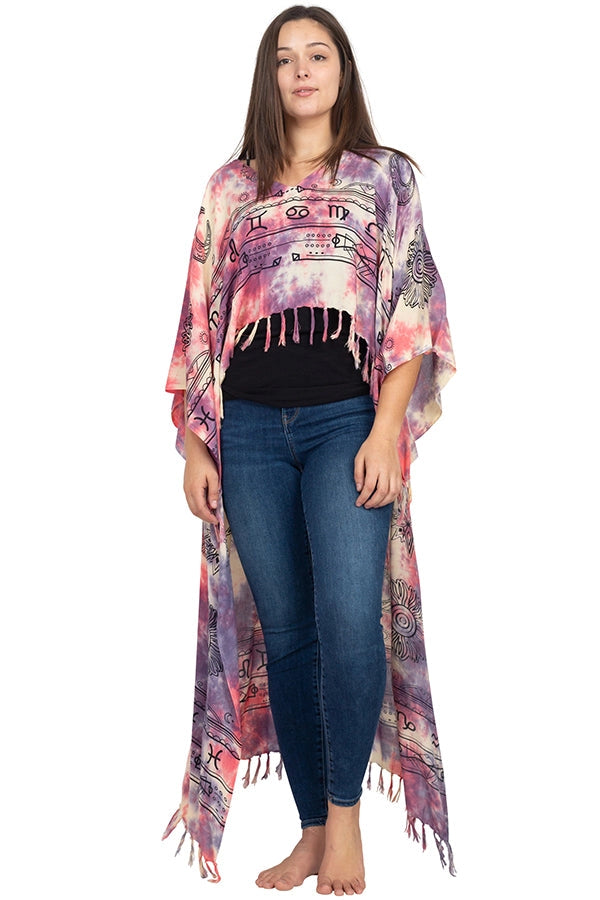 Mystical Hi Low Poncho Violet