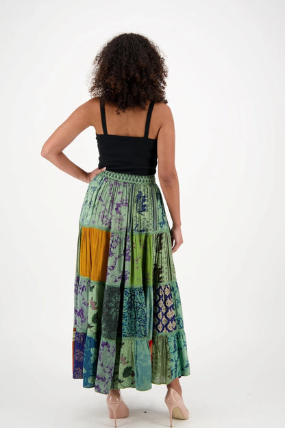 Bohemian Patchwork Skirt