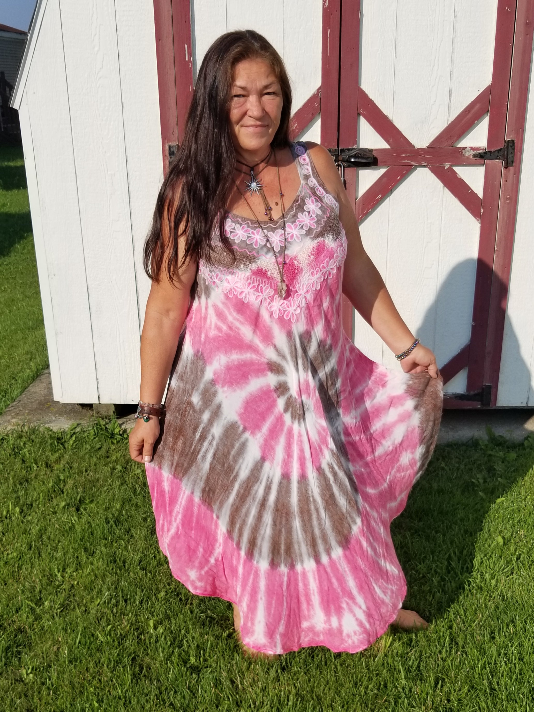 Tie Dye Dress Boho Hippie Dresses Summer Dresses the boho hippie hut