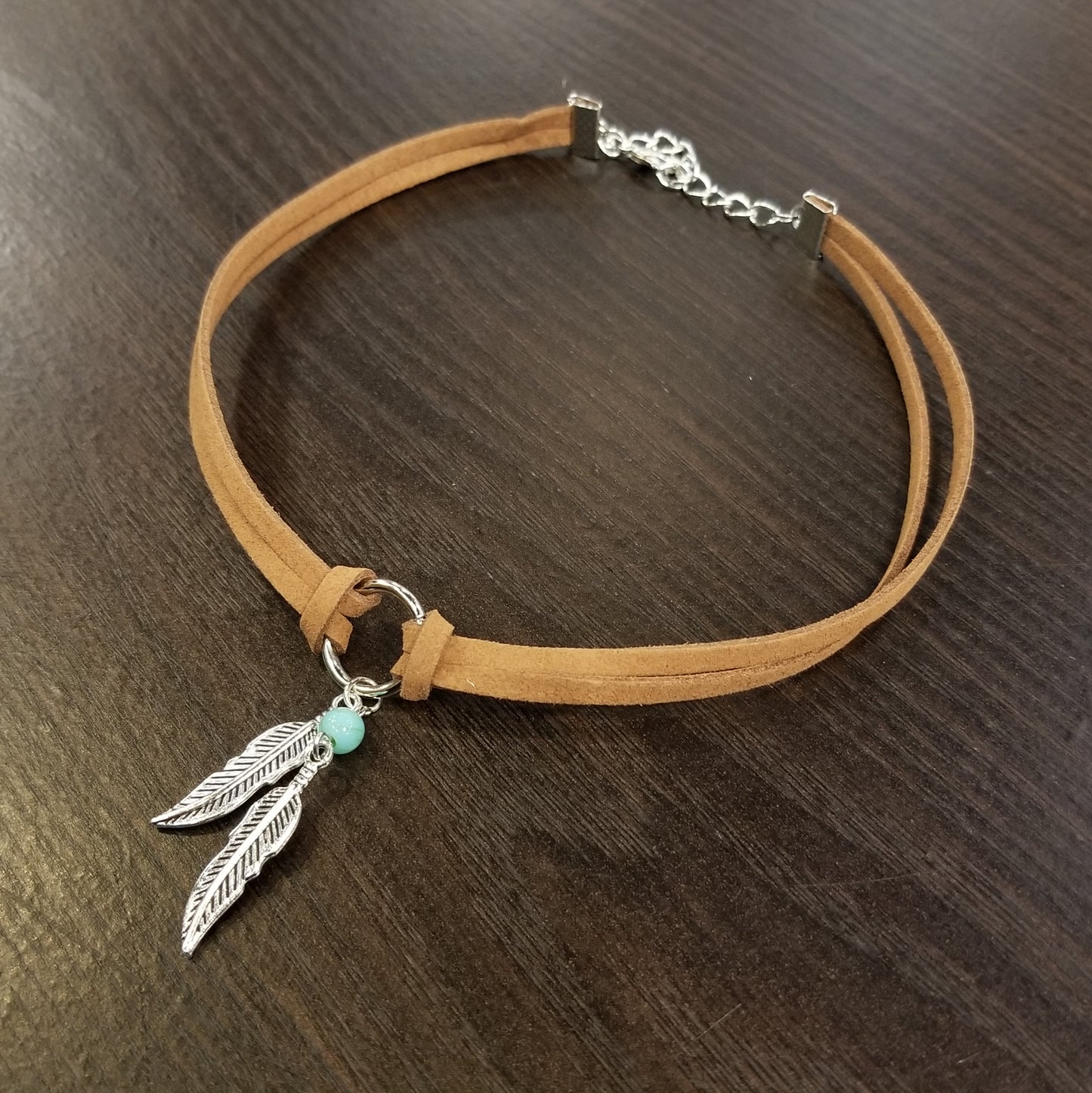 Feather Choker Necklace