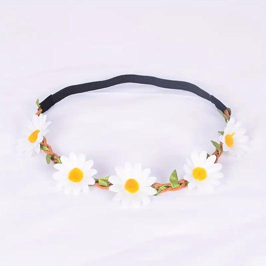 Flower Daisy Headband Stretch