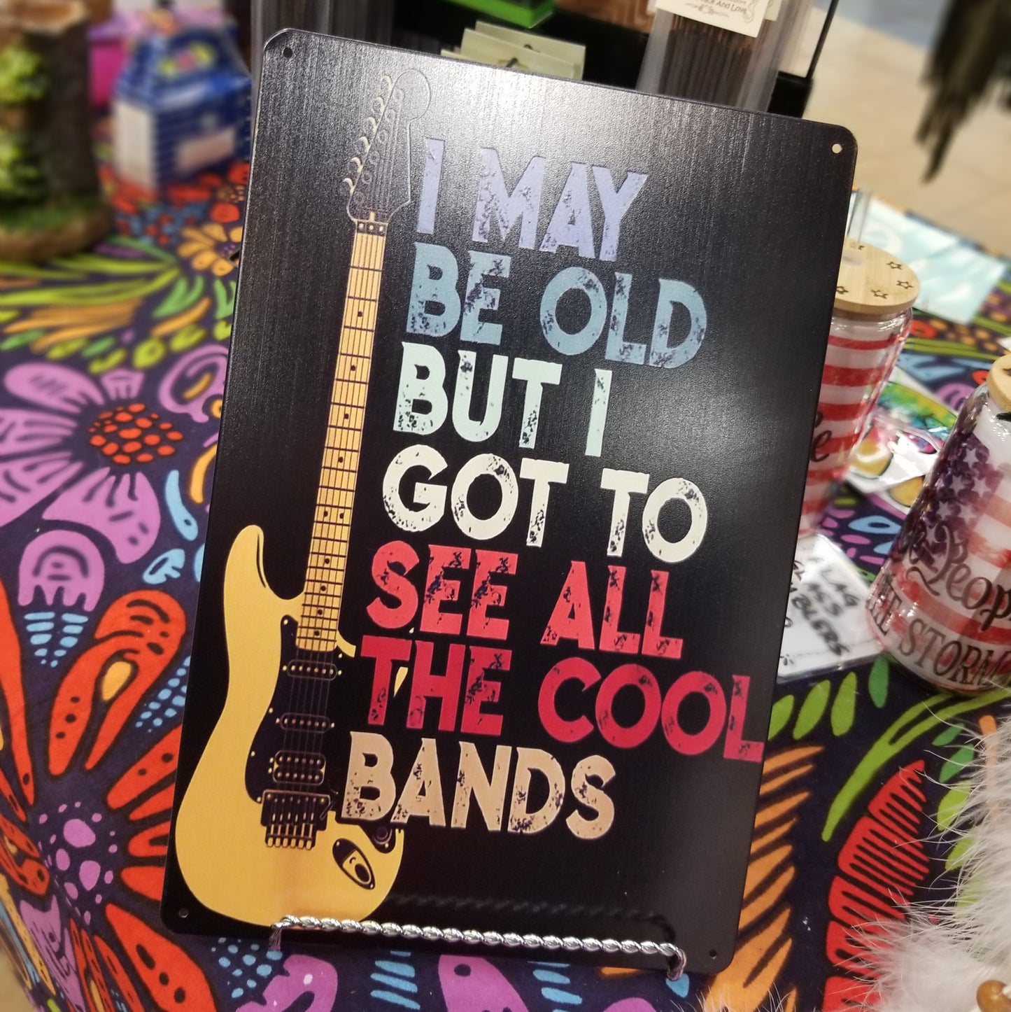 All The Cool Bands Metal Sign