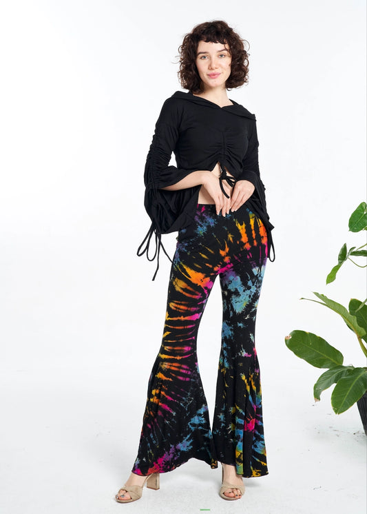 Bell Bottom Tie Dye Pants